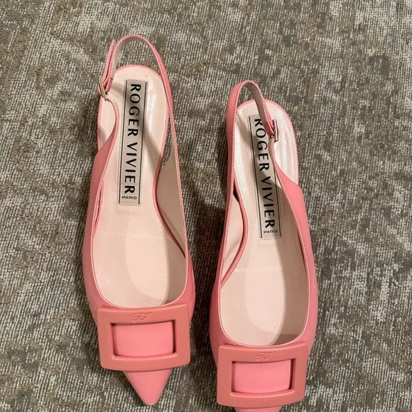 Pink Slingback Flats Roger Vivier - Picture 3 of 8